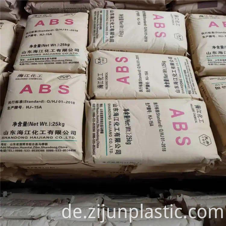 Resin Prices Polymer Plastic High Impact Grade Abs Haijing HJ15A